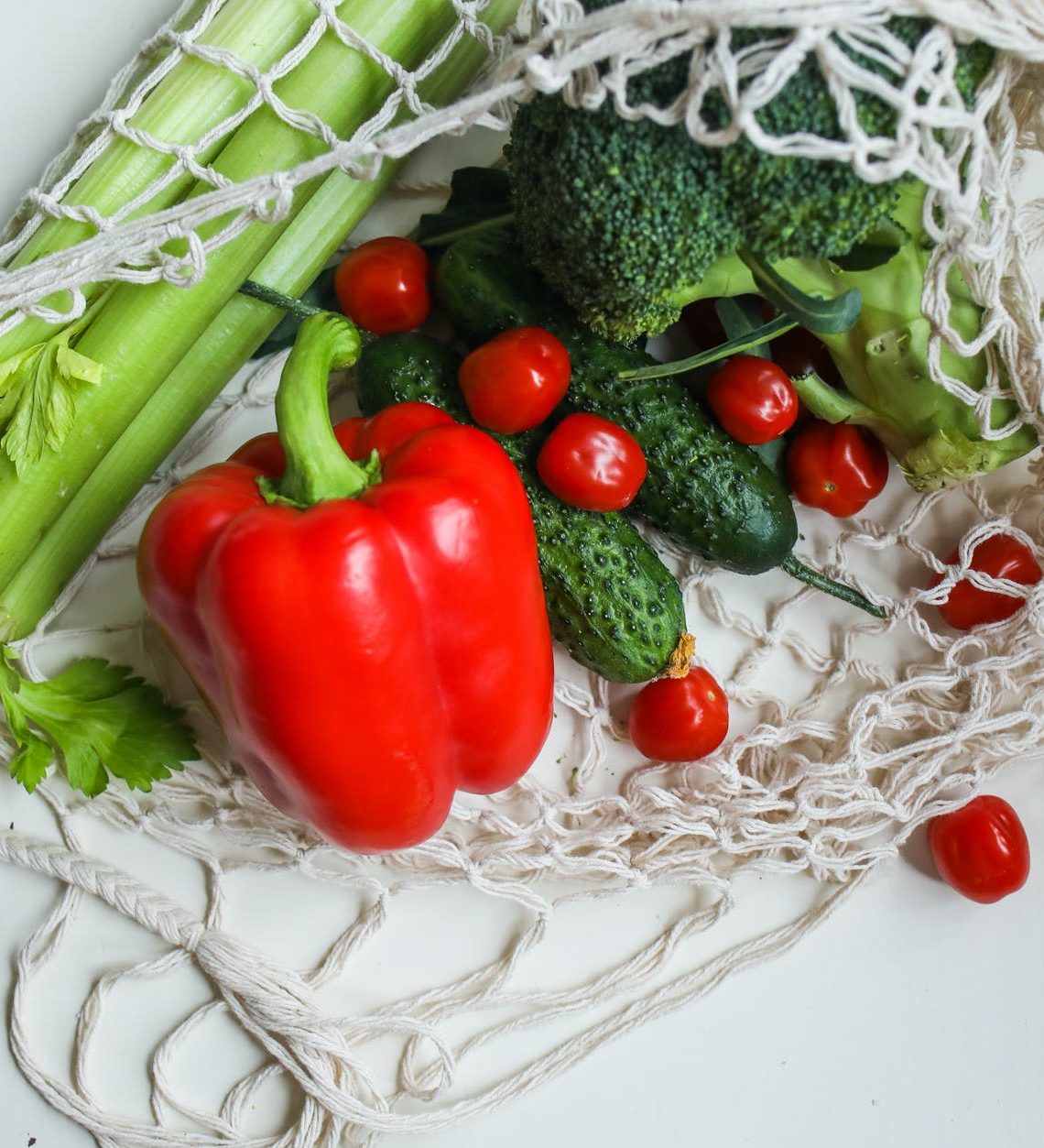 photo of red pepper beside pickles