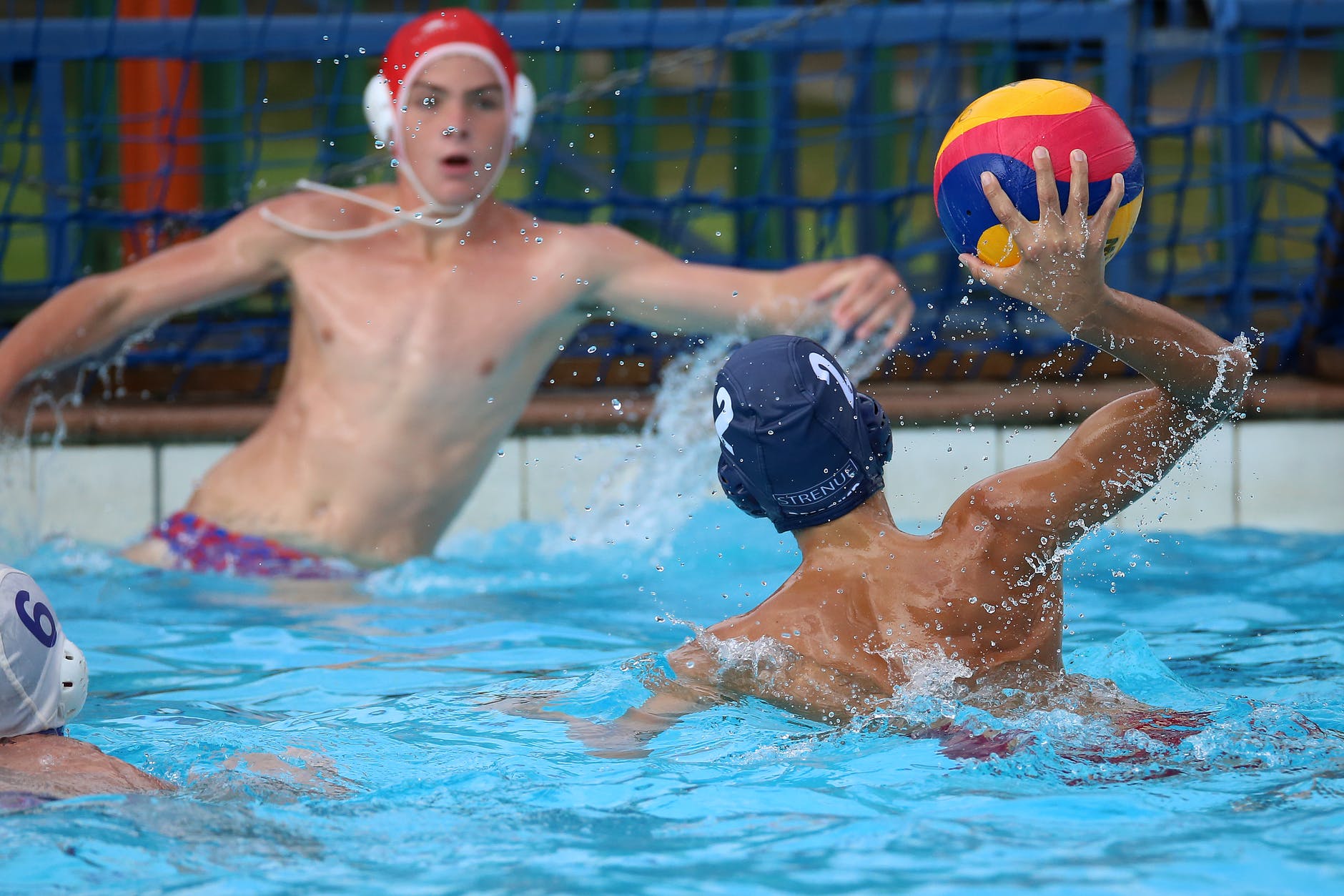 people playing water polo